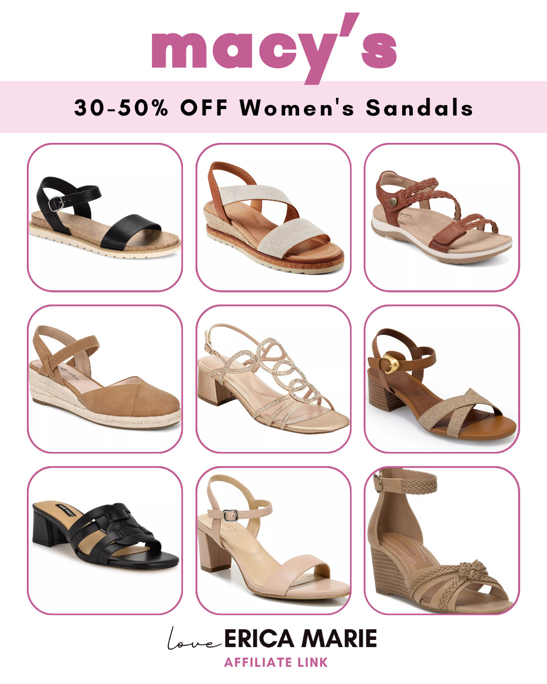 Don't miss out on 30-50% OFF select Women’s Sandals! 🏃‍♀️ They are the perfect mix of comfy and cute for parties, beach, or just running errands! 🔥So many styles to love! 😍 

 

#LTKootd #LTKSaleAlert