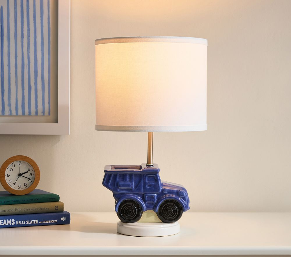 Ceramic Dump Truck Table Lamp (10") | Pottery Barn Kids