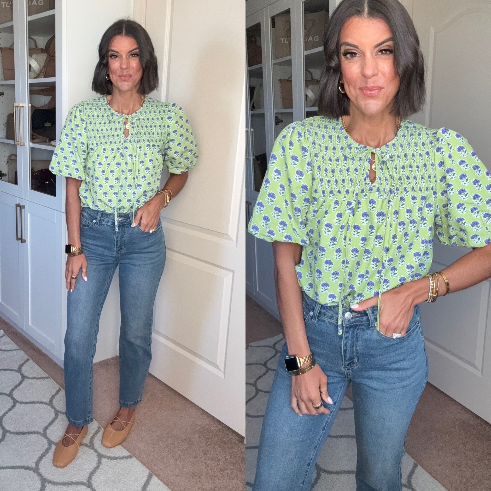 Size small in blouse Size 2 in jeans

#LTKSeasonal #LTKFindsUnder100