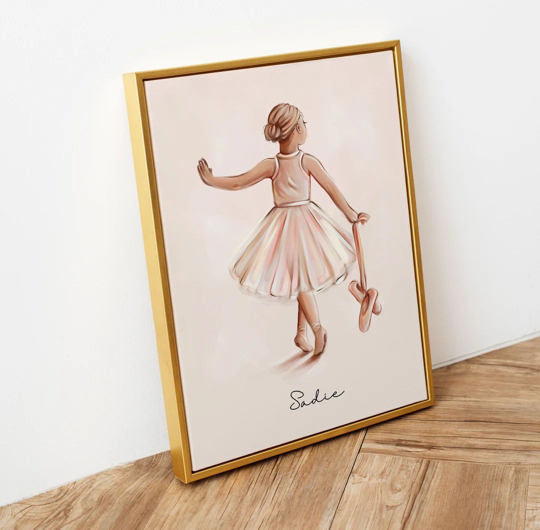 Custom Ballerina Print Dance Print Ballerina Illustration - Etsy | Etsy (US)