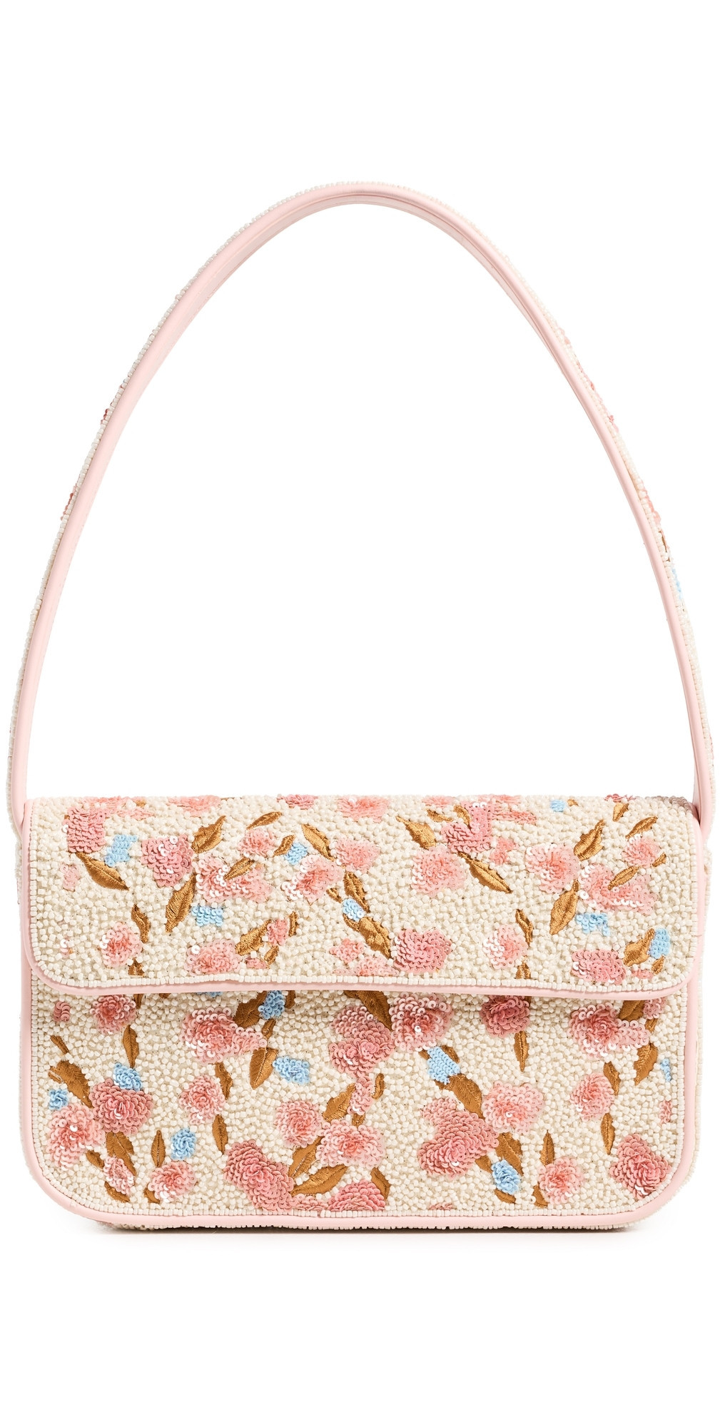 STAUD Tommy Beaded Shoulder Bag Spring Day One Size | Shopbop