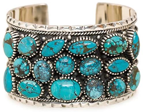 Turquoise Cuff Bracelet - Sterling Silver | Walmart (US)
