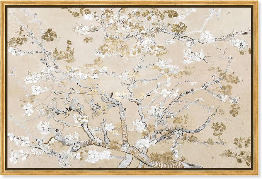 Oliver Gal Van Gogh in Golden Blossoms Inspiration Canvas Print Wall Art for Living Room, Bedroom... | Amazon (US)