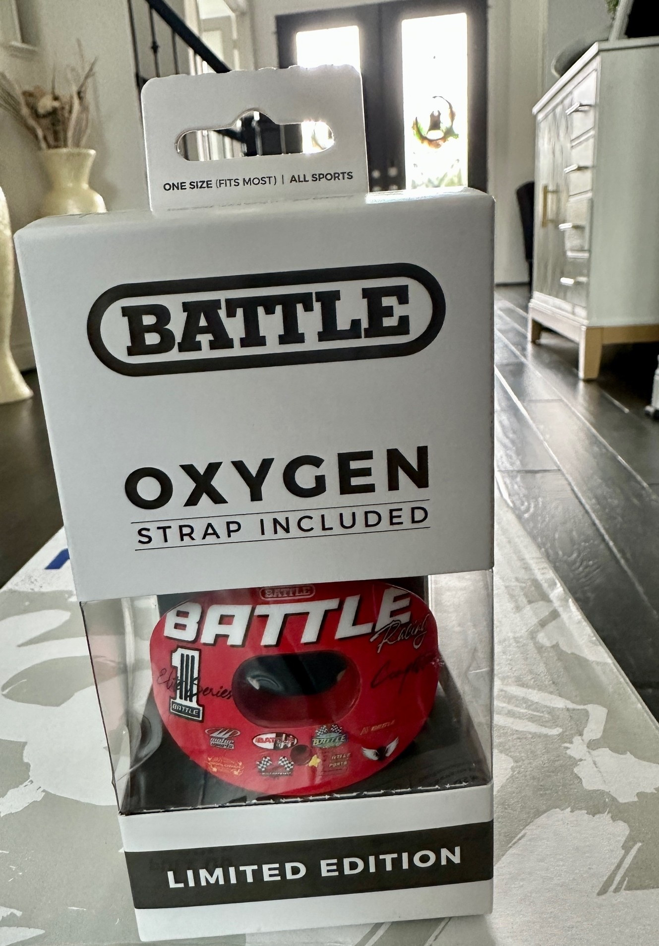 Limited edition mouthpiece for my son #football #battle #sports #mouthguard #limitededition