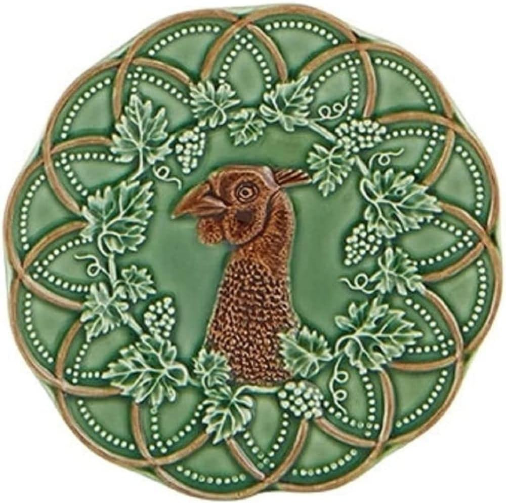 Bordallo Pinheiro Woods Pheasant Bread & Butter Plates, Set of 4 | Amazon (US)