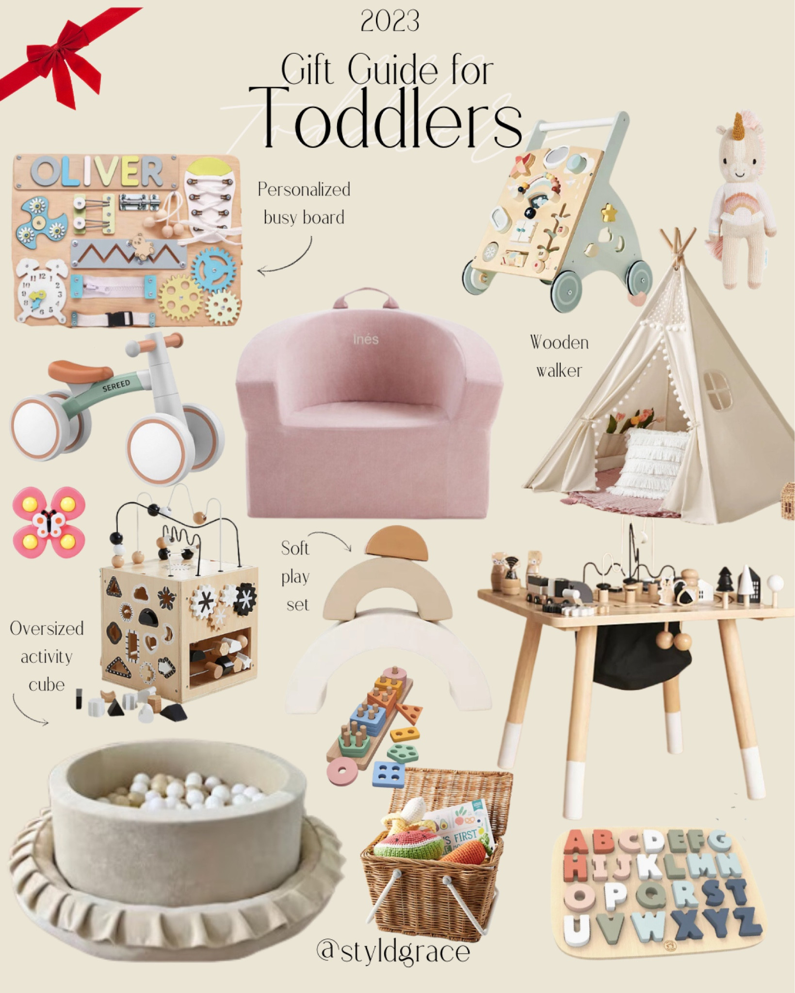 Gift guide for toddlers 💕

Toddler gifts, baby girl gifts, toddler gift ideas, one year old gift ideas, toddler ball pit, toddler toys, toddler Christmas gifts, toddler teepee, personalized toddler gifts 

#LTKGiftGuide #LTKkids #LTKbaby