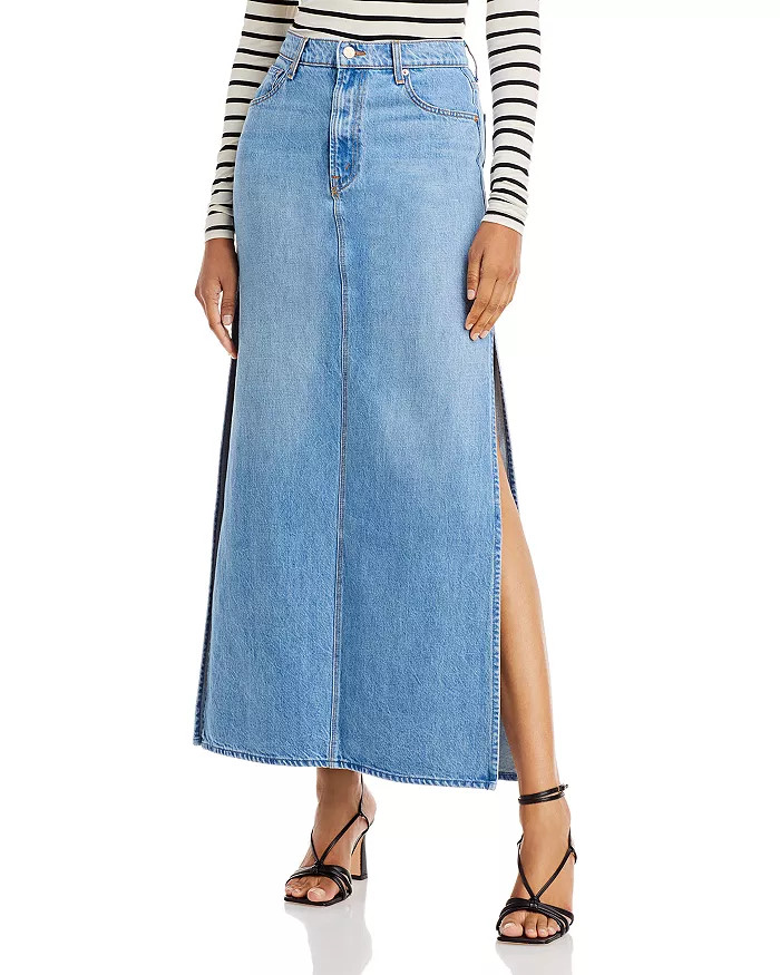 The Fun Dip Denim Maxi Skirt | Bloomingdale's (US)