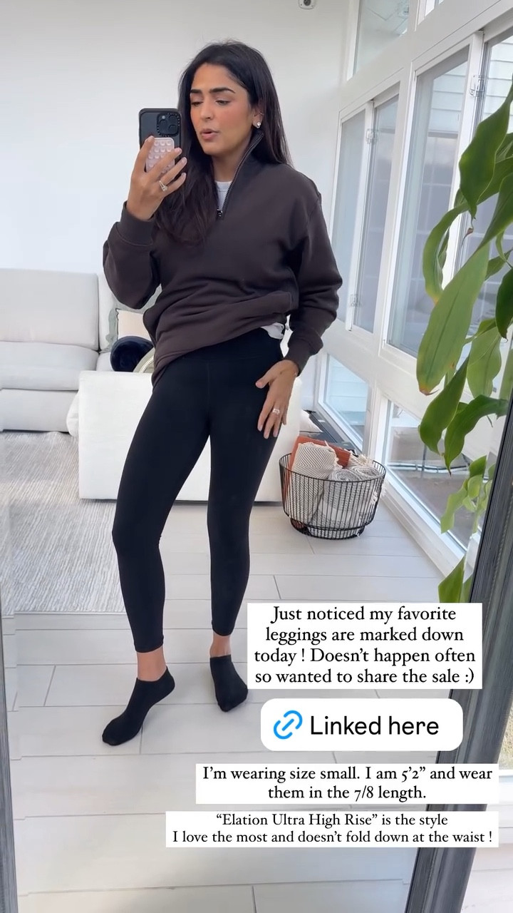 You’ve heard me rave about these leggings for years & they’re on SALE!! (which doesn’t happen often)

I love them for working out because they don’t roll up and they’re also great for every day wear, errands, etc. 

Also wearing the zip up in petite XS! It’s one of my favorites !

#LTKSaleAlert #LTKWatchNow #LTKStyleTip