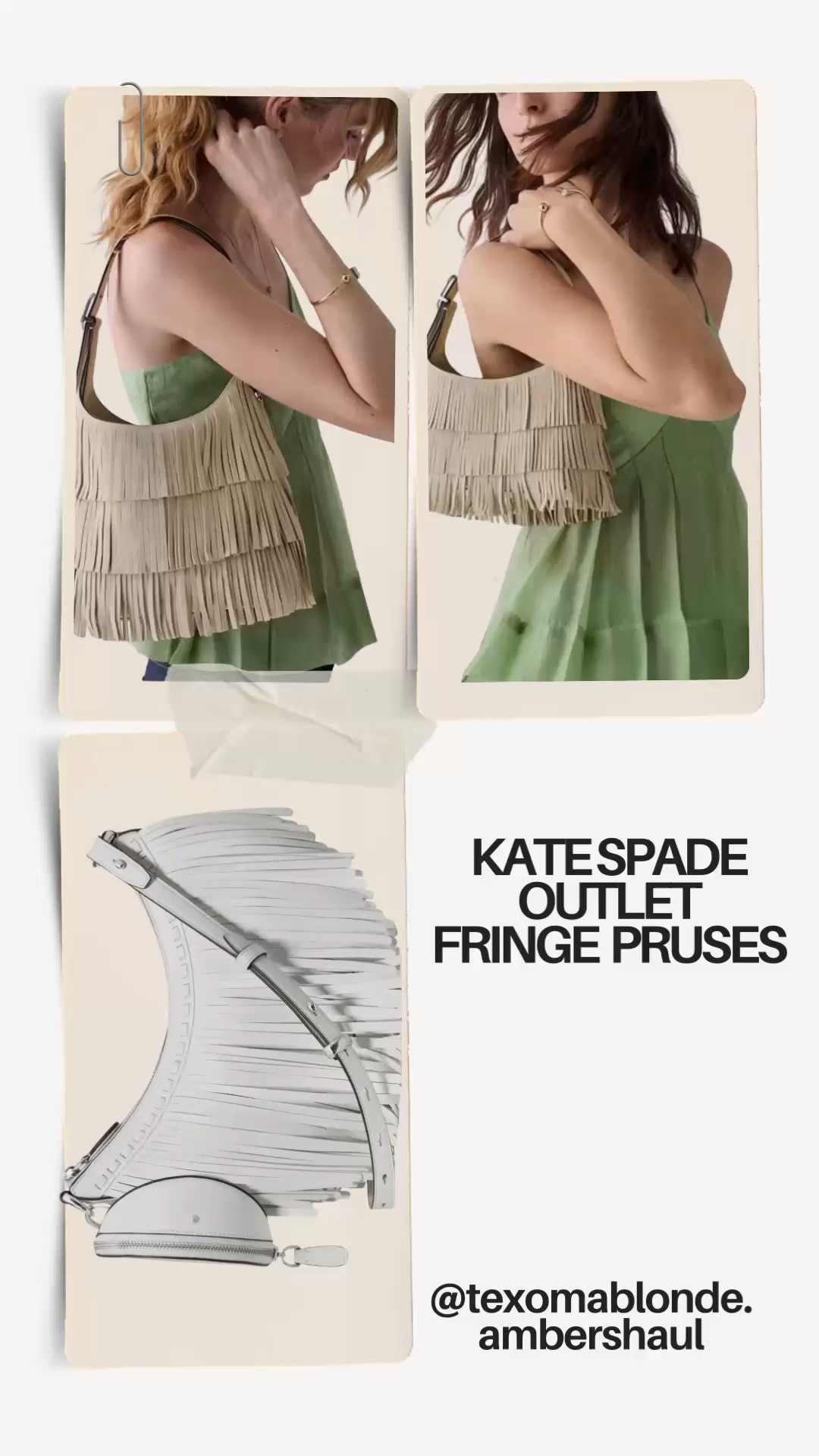 Kate Spade Suede Fringee

#LTKSeasonal #LTKOver40 #LTKmomlife