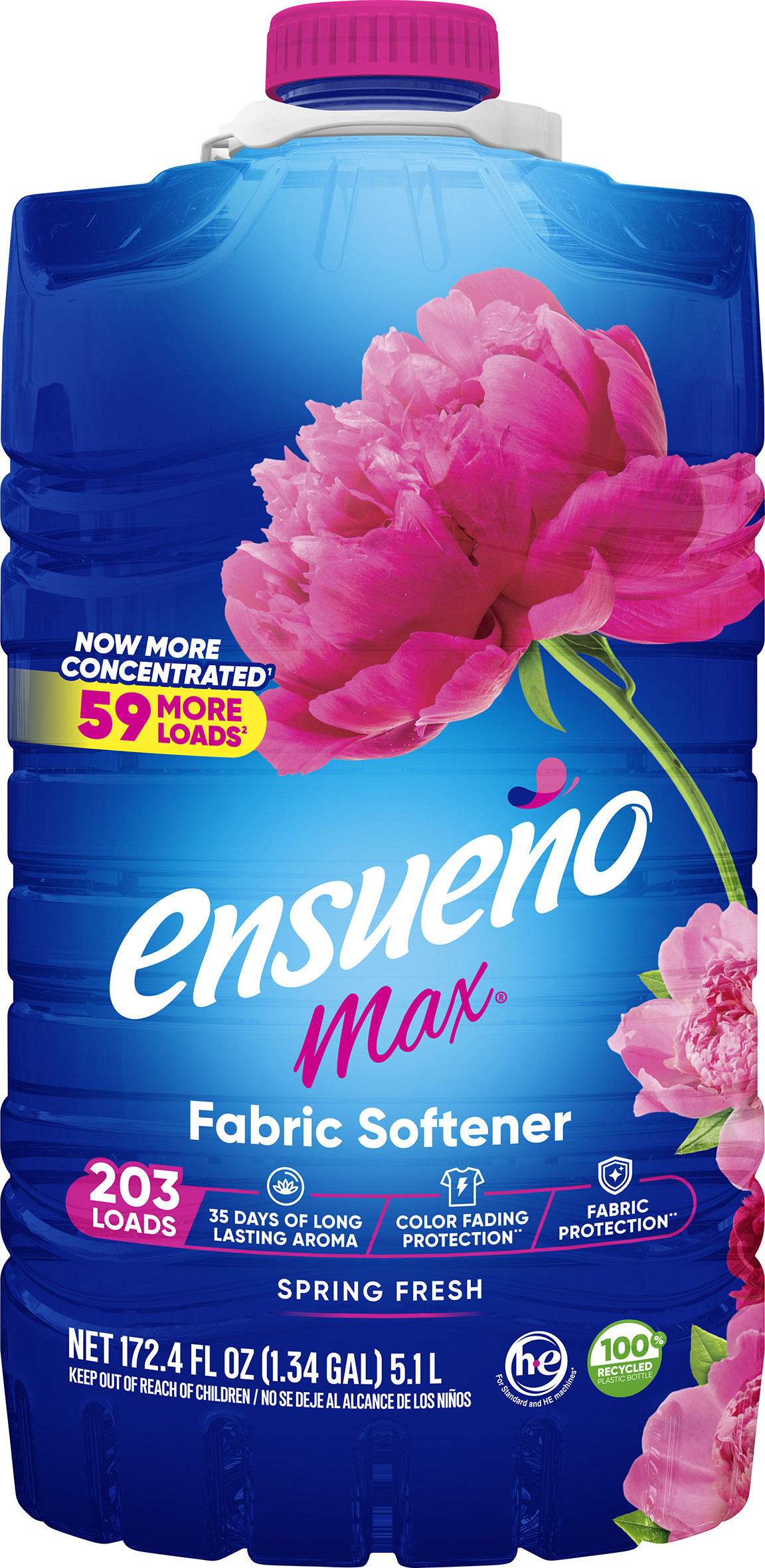 Ensueno Spring Fresh Fabric Softener Liquid 203 Loads 172 -fl oz | 1875 | Lowe's