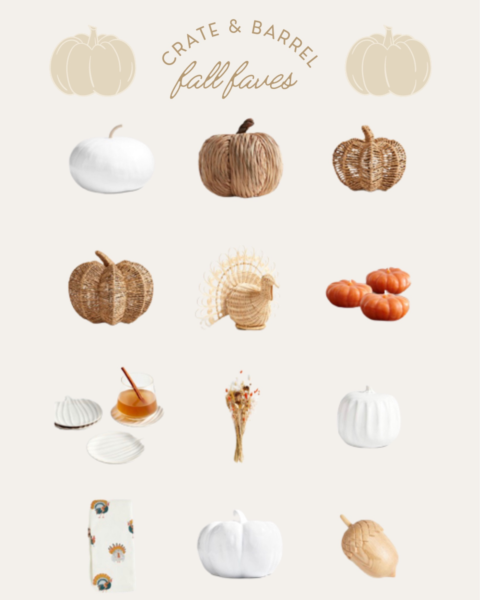 Check out my favorite fall and Halloween decor from Crate & Barrel! 

#LTKhome #LTKSeasonal #LTKHalloween