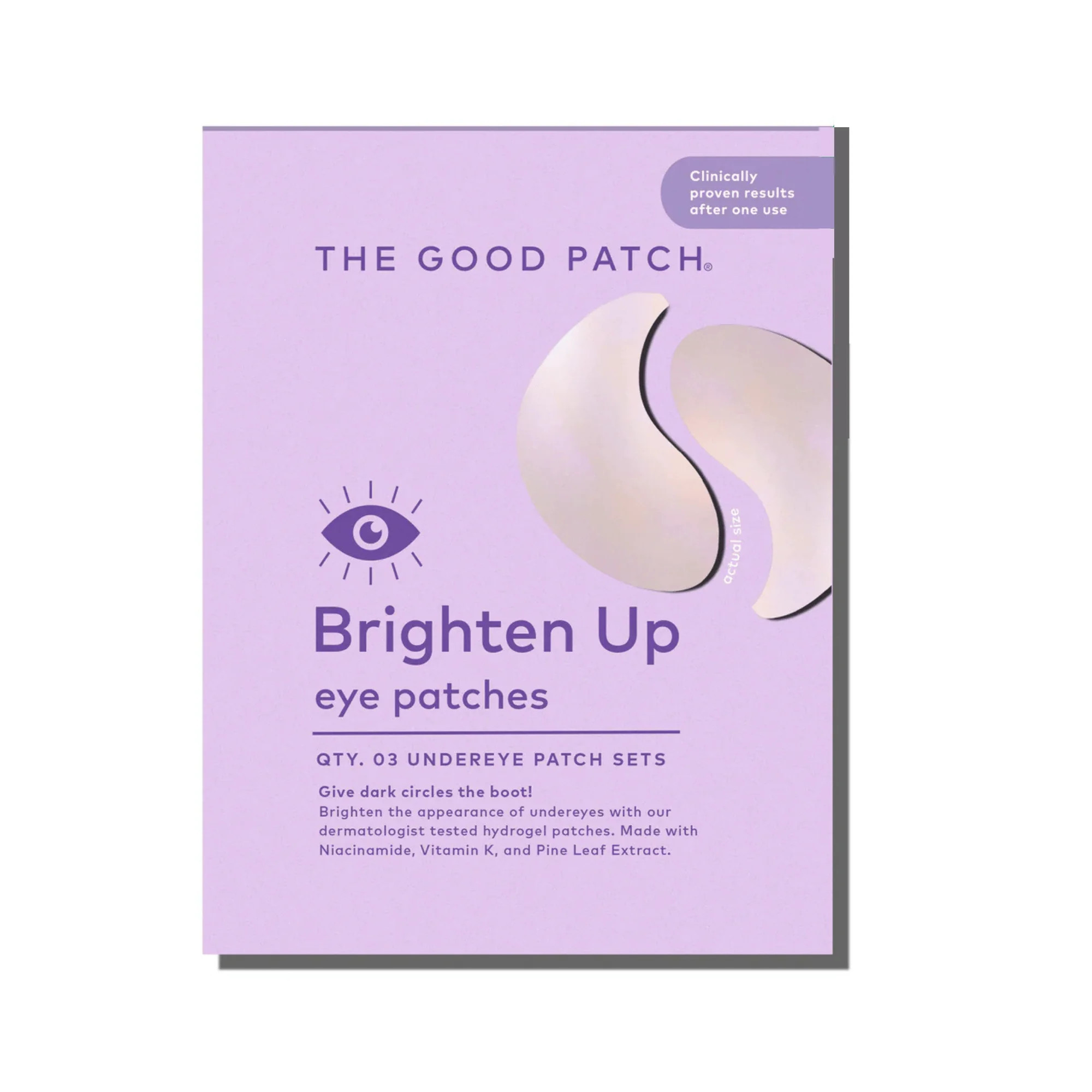 The Good Patch Brighten Up Eye Patches (3 count) #10088656 | Smallflower