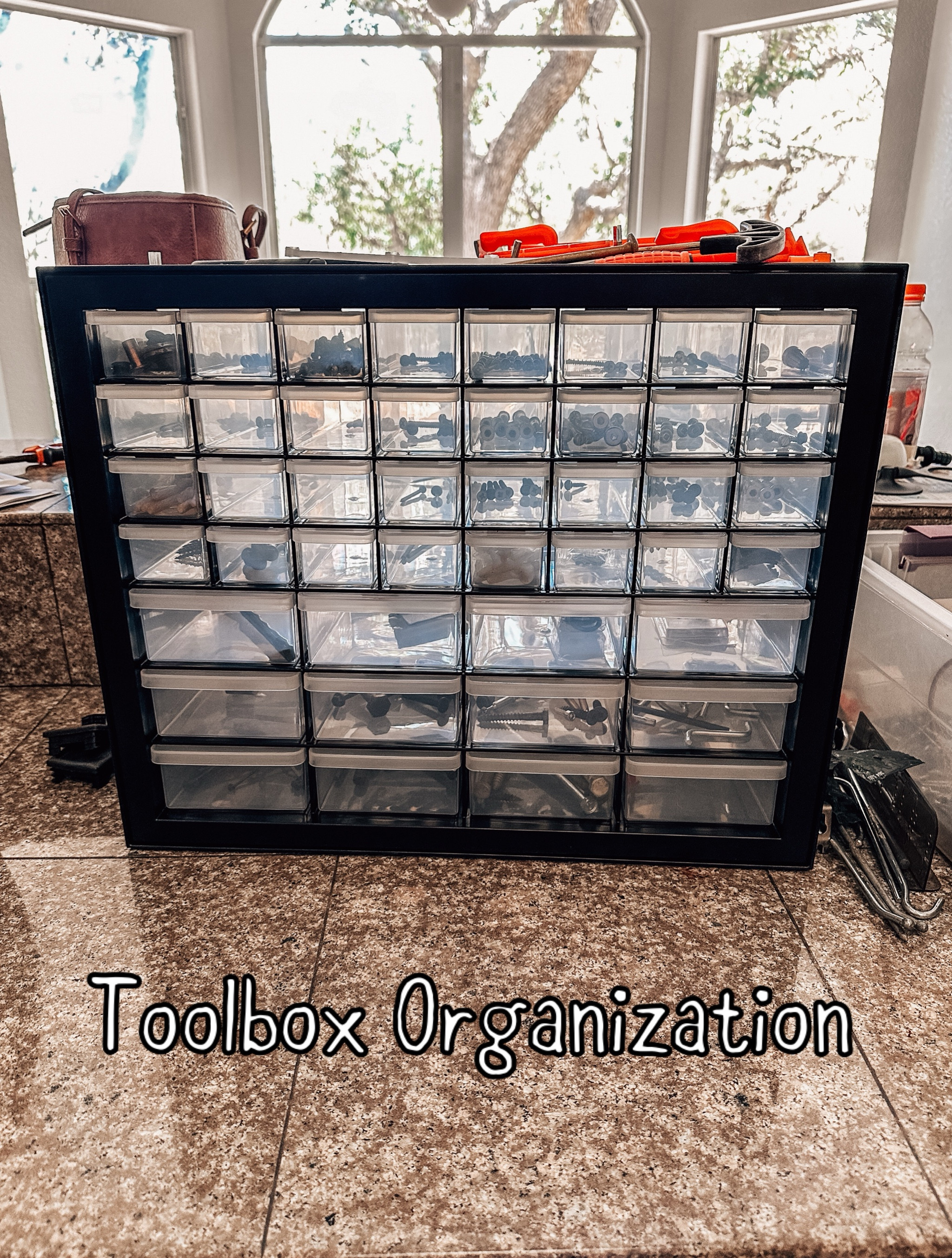 Absolutely loving our new screw & nail organizer for my husbands toolbox. I was tired of all the loose screws, nails, and bolts and now they're nice and tidy!

#LTKFindsUnder50 #LTKHome #LTKMens