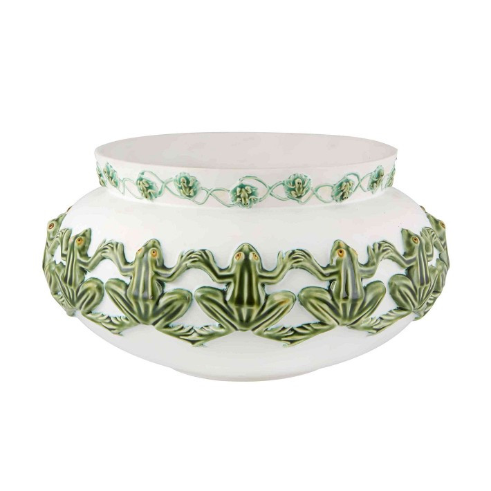 Bordallo Pinheiro Censurado Frog Cache Pot | Williams-Sonoma