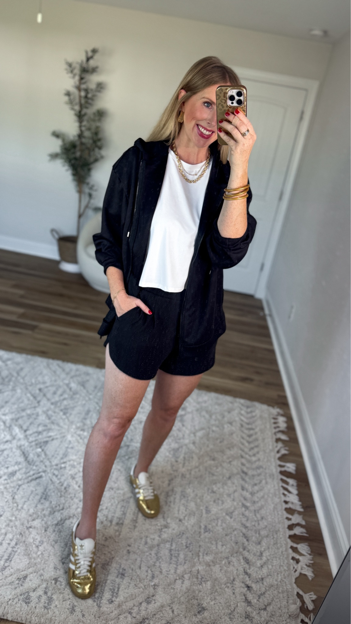 Weekend Walmart Wins try-on
Scuba jacket- small
Active tee- small
Ottoman shorts- medium

#LTKootd #LTKActive