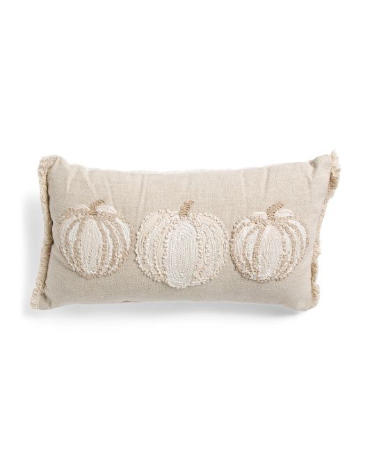 14x26 3 Pumpkin Pillow | TJ Maxx