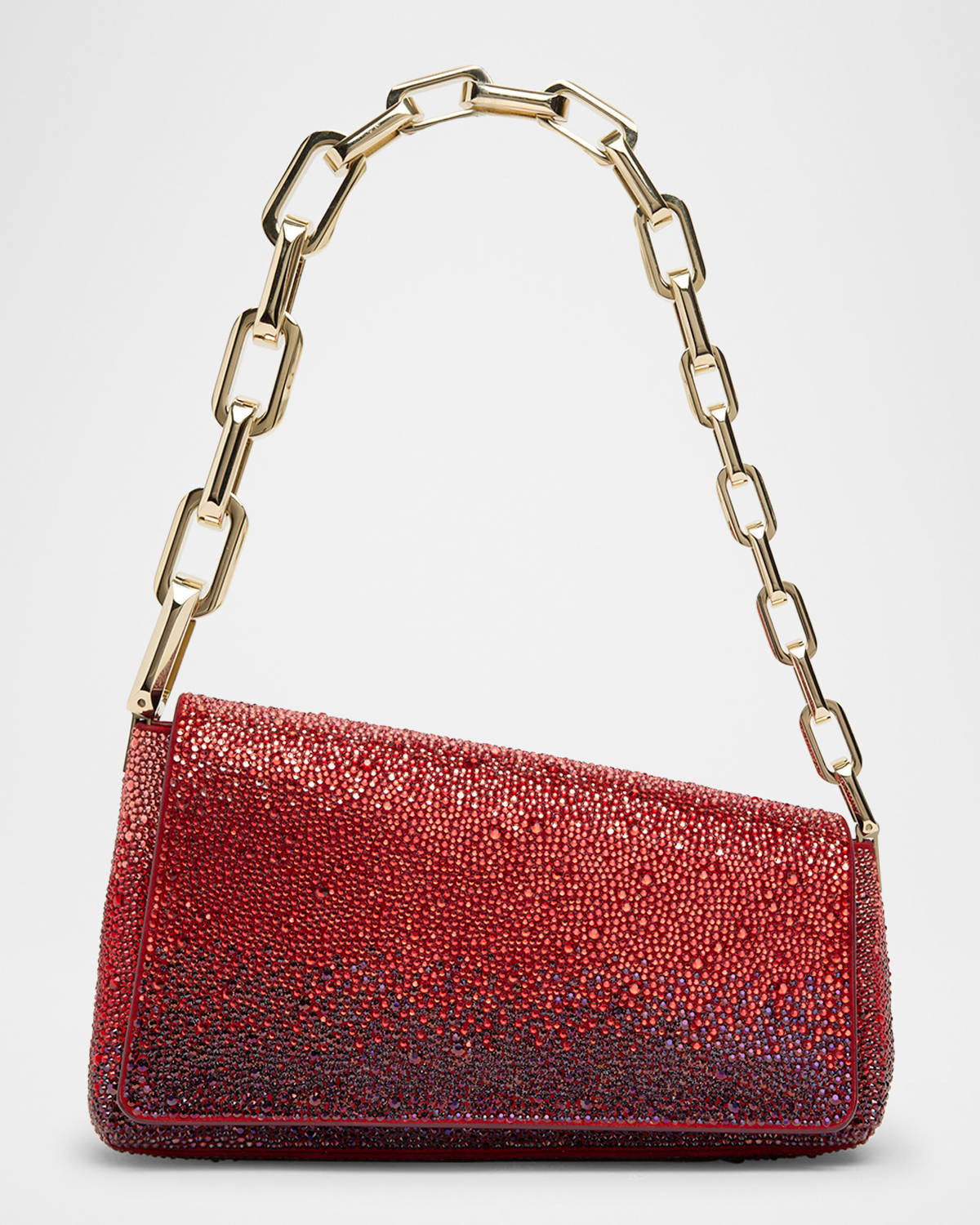 Degraclutch Asymmetric Ombre Strass Clutch Bag | Neiman Marcus