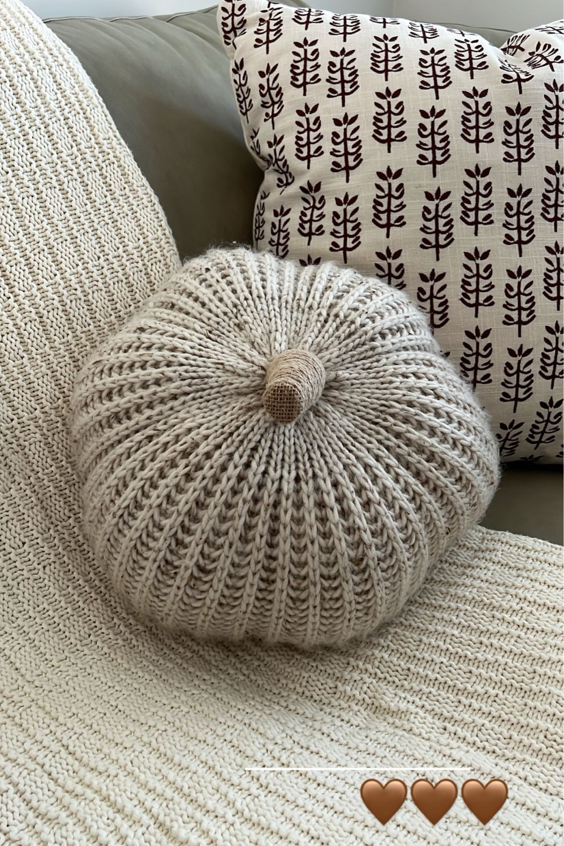 Pumpkin pillow 🍂