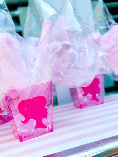 Barbie Birthday Details

Containers are from Dollar Tree and I added the vinyl silhouette I made with my Cricut. 

Cotton candy Machine linked that was a huge hit!

#LTKkids #LTKfamily #LTKparties