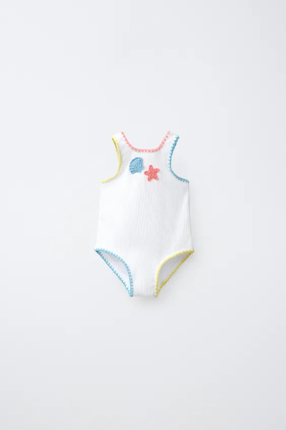 2-6 YEARS / RIBBED CROCHET SWIMSUIT | Zara US