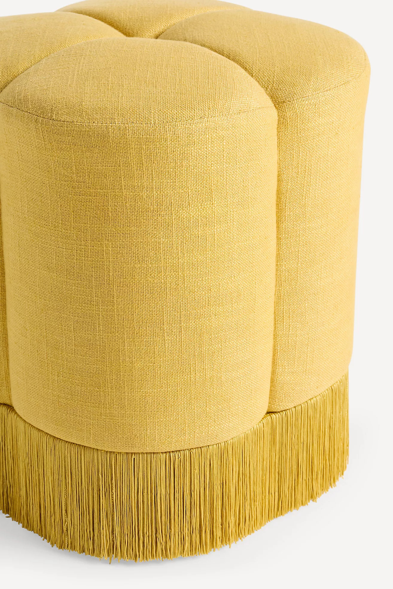 Fringe Clover Ottoman | Anthropologie (US)