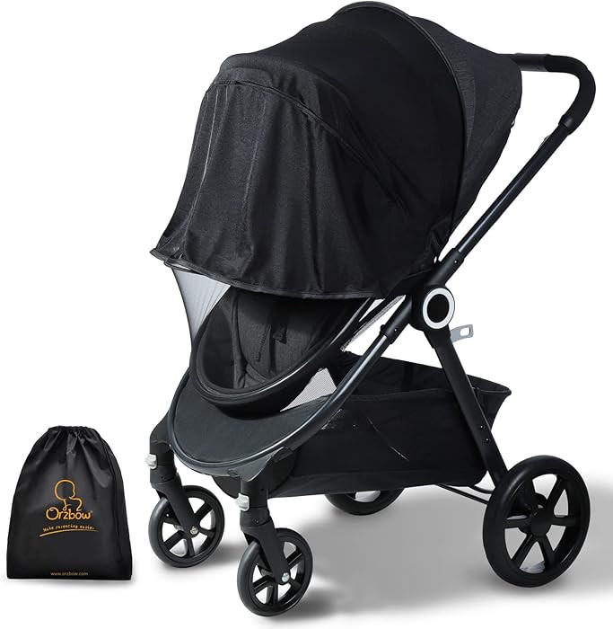 Orzbow Mosquito Net for Stroller with Sun Shade | Universal Baby Bug Net for Strollers, Car Seats... | Amazon (US)