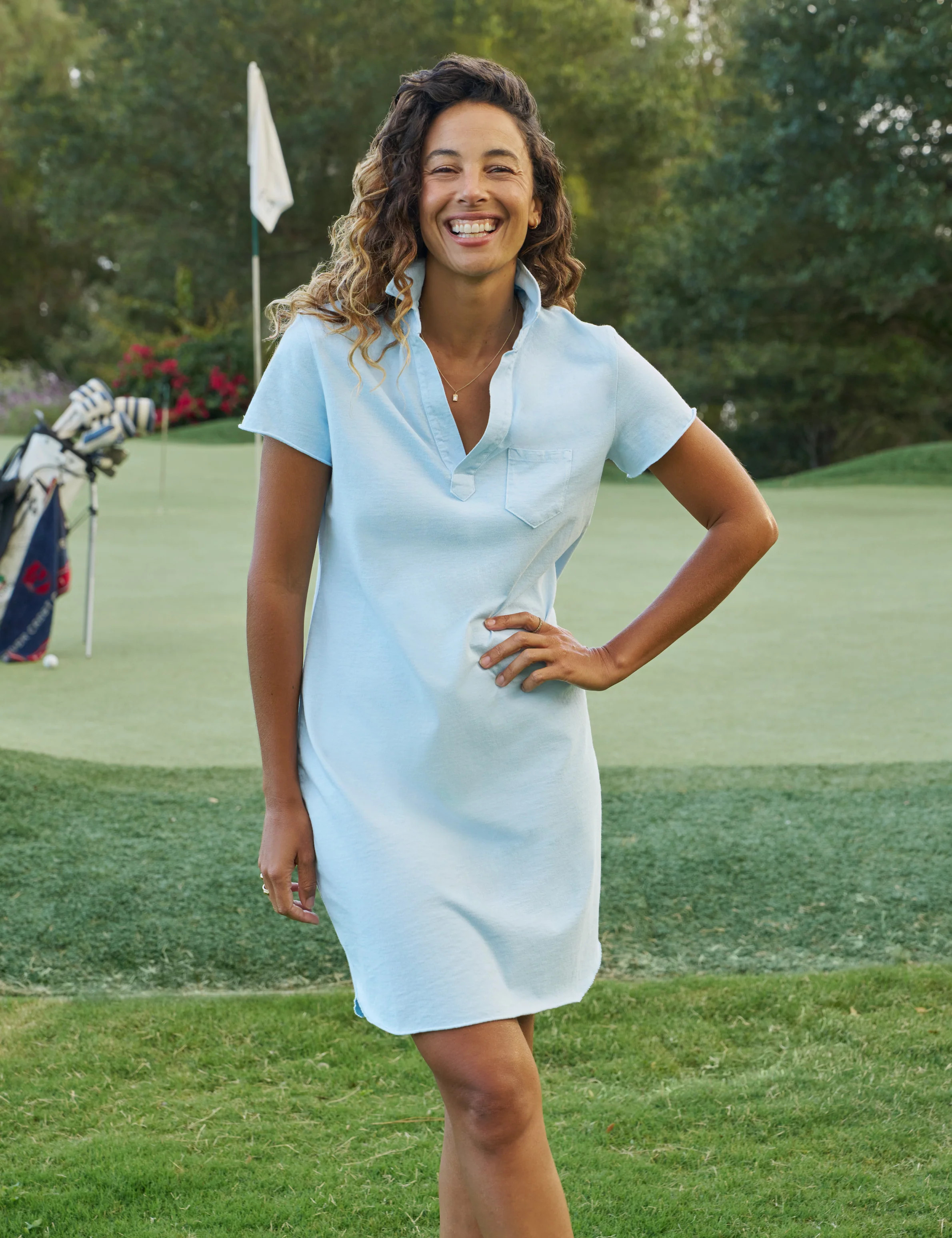 LAUREN Dive Blue, Heritage Jersey | Frank & Eileen