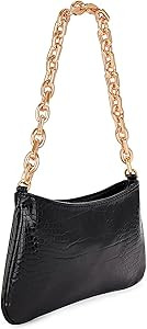 8 Other Reasons Women Small Clutch Purse 18K Gold Plated Hardwear Faux Patent Leather Lightweight... | Amazon (US)