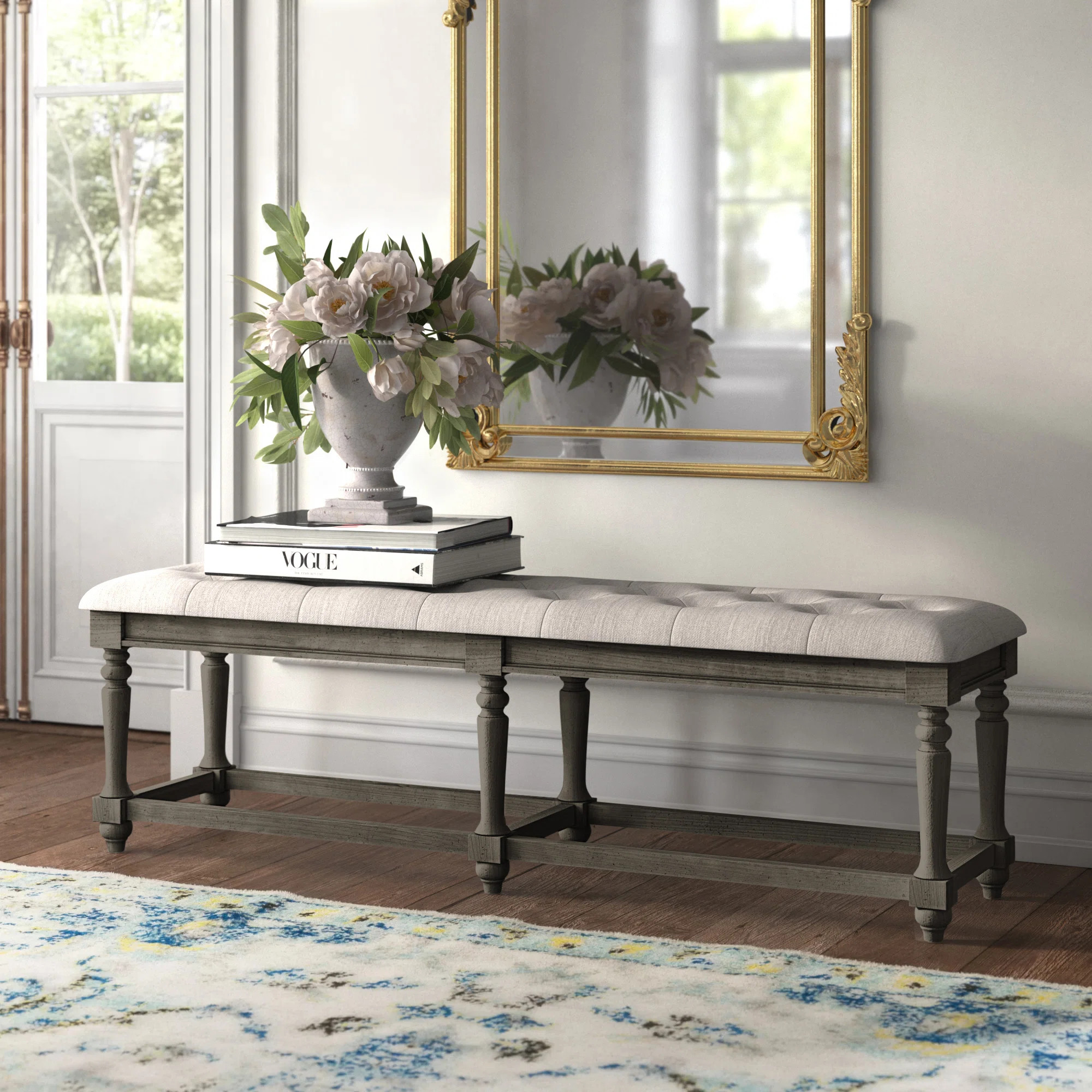 Betsie Polyester Upholstered Bench | Wayfair North America