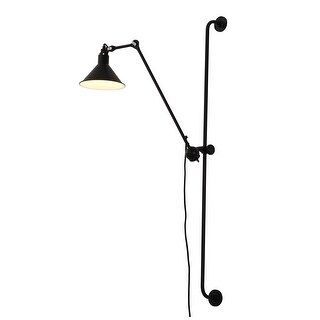 Matte Black Wall Sconce With A Metal Shade | Bed Bath & Beyond