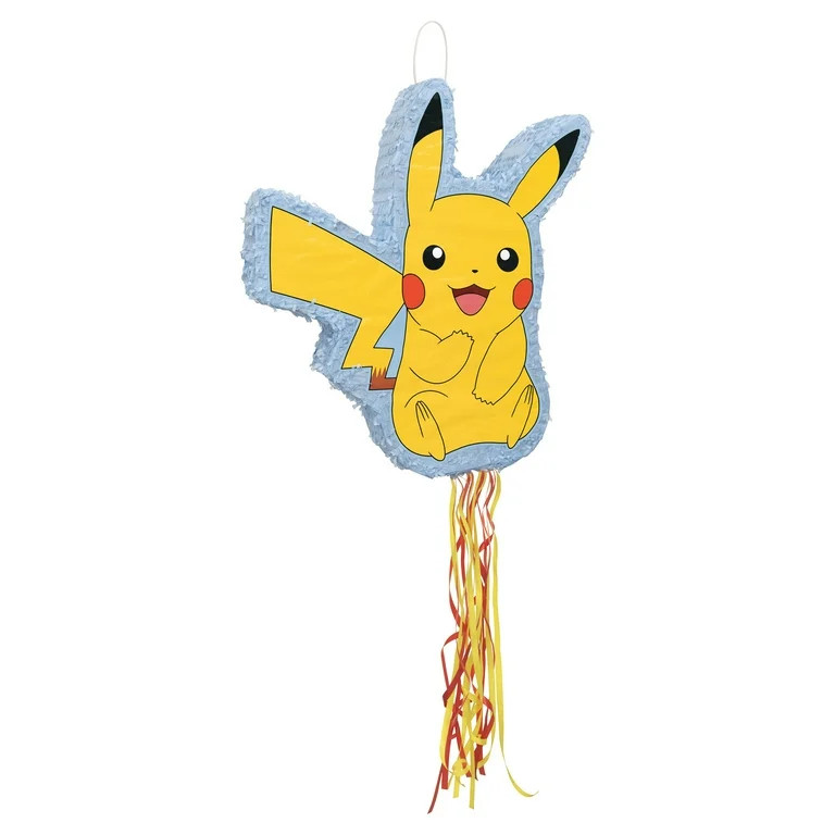 Pokémon Pikachu-Shaped Drum Pull Pinata, 1ct | Walmart (US)