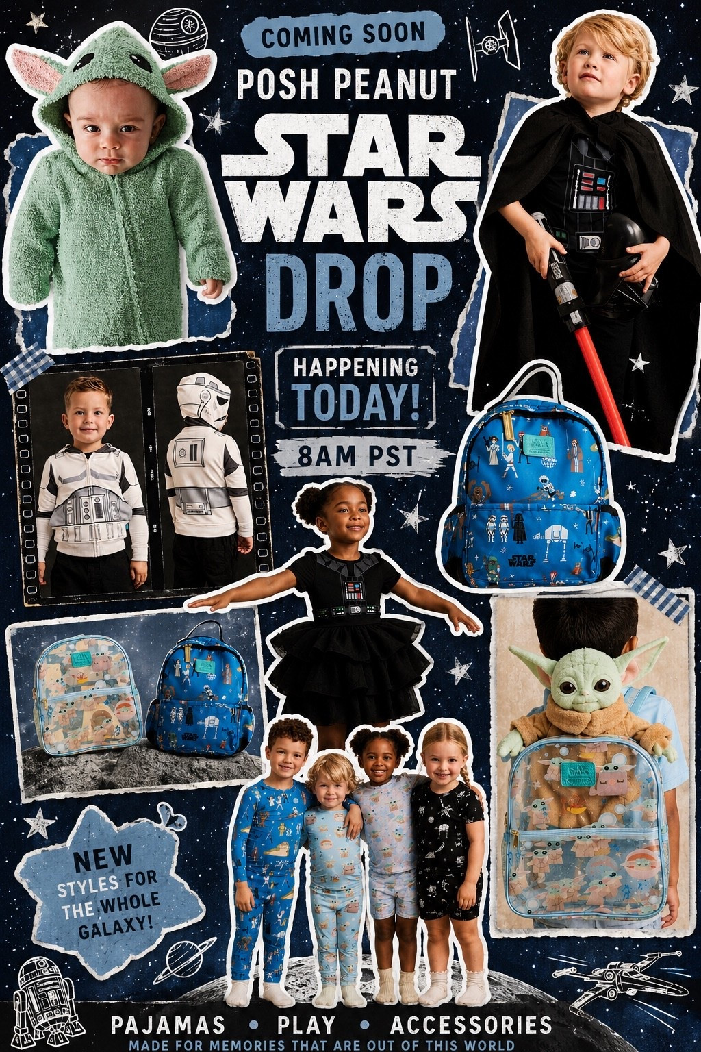 @Posh Peanut Star Wars collection is live at 8am PST today! #disneymom #disneybaby 

Disney outfit// Disney spring break outfit// Disneyland outfit idea// Disneyworld outfit idea// Disney cruise outfit idea// Disney trip// Disney family// Disney mom// Disney outfit idea// flower and garden outfit idea// Epcot outfit idea// magic kingdom outfit idea// princess bound outfit// Marie bound idea// rundisney outfit// rundisney expo look// Disney style// princess style// Disney bounding

#LTKKids #LTKTravel #LTKmomlife