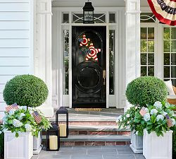 Liberty Outdoor Burlap Star | Pottery Barn (US)