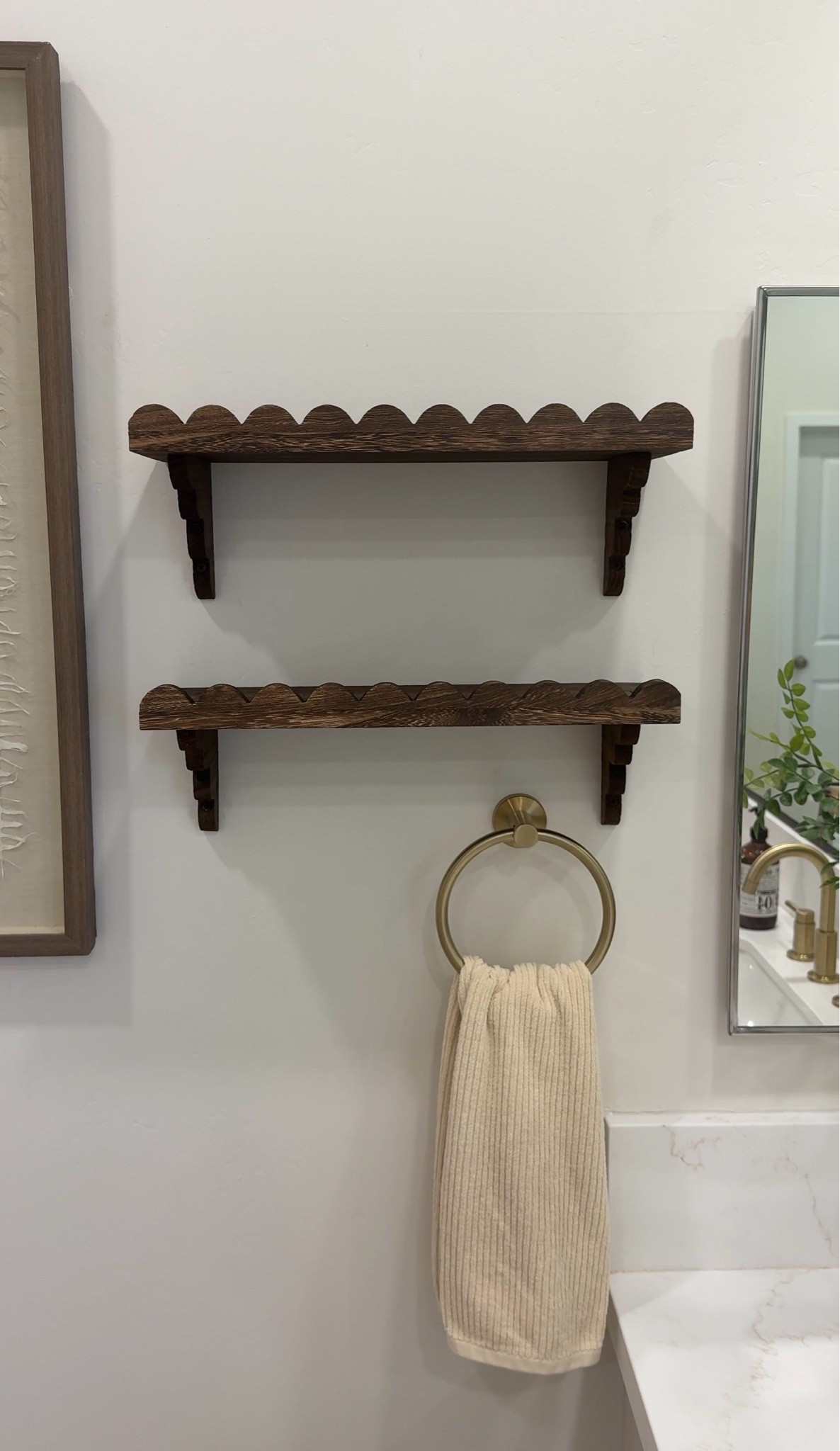 Cutest scalloped shelves! 

Amazon finds | bathroom
Shelves

#LTKHome