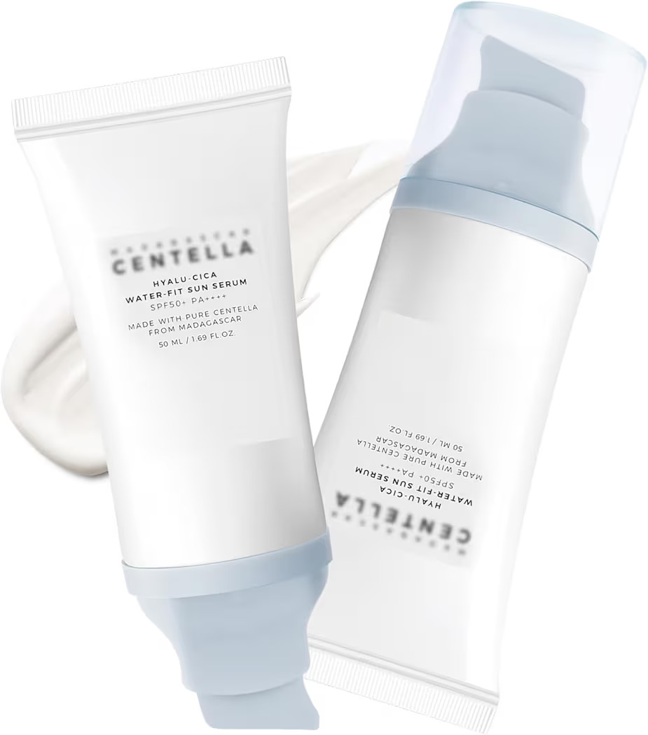 2PCS Centella Sunscreen SPF 50, 50ML Sunscreen Face Serum, Daily UV Defense Sunblock Summer for F... | Amazon (US)