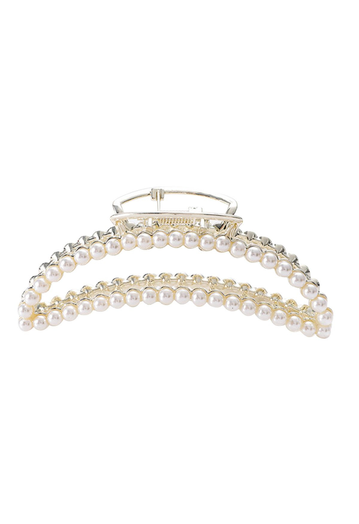 Pearl Moon Boat Hair Claw | Chicwish