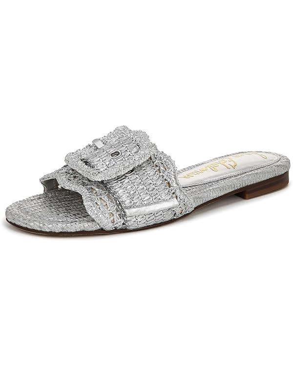 Sam Edelman Women's Bambi Slide Sandal, Soft Silver, 6.5 : Amazon.ca: Clothing, Shoes & Accessori... | Amazon (CA)
