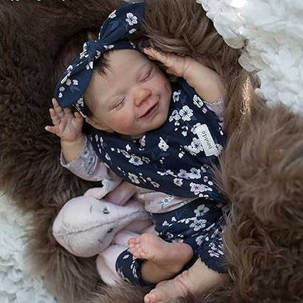 Zlgkjk 18" Reborn Baby Dolls, Realistic Newborn Girl, Soft Full Body Silicone, Lifelike Sleeping ... | Amazon (US)