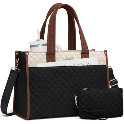 Narwey Laptop Bag for Women,15.6 Inch Laptop Tote Bag,Quilted Work Tote Bags | Target
