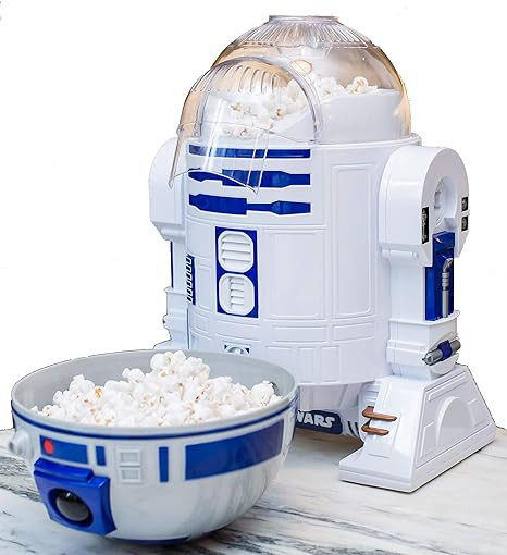 Uncanny Brands Star Wars R2D2 Popcorn Maker- Fully Operational Droid Kitchen Appliance | Amazon (US)