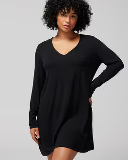Long-Sleeve Sleepshirt | SOMA