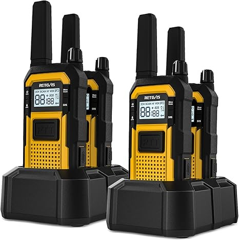 Retevis RB48 IP67 Waterproof Walkie Talkies Long Range, MIL-STD-810H Heavy Duty Two Way Radio, Ru... | Amazon (US)