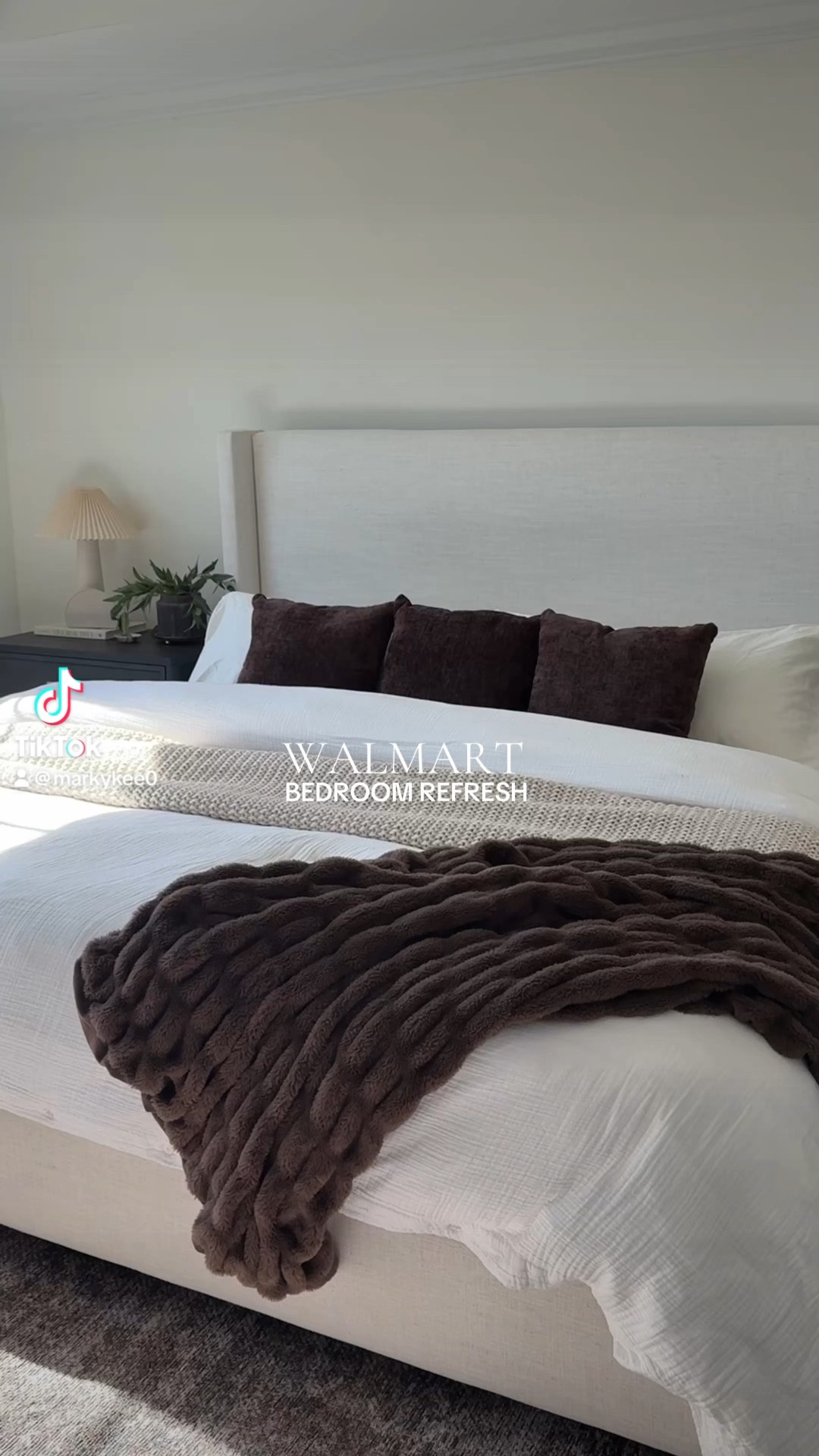 Walmart home. Bedroom refresh. Cozy bedroom. Brown pillows. Lola blanket. Quince bedding. Casaluna throw. Black nightstands. Table lamp. Tilly bed frame.


#LTKFindsUnder50 #LTKHome #LTKStyleTip