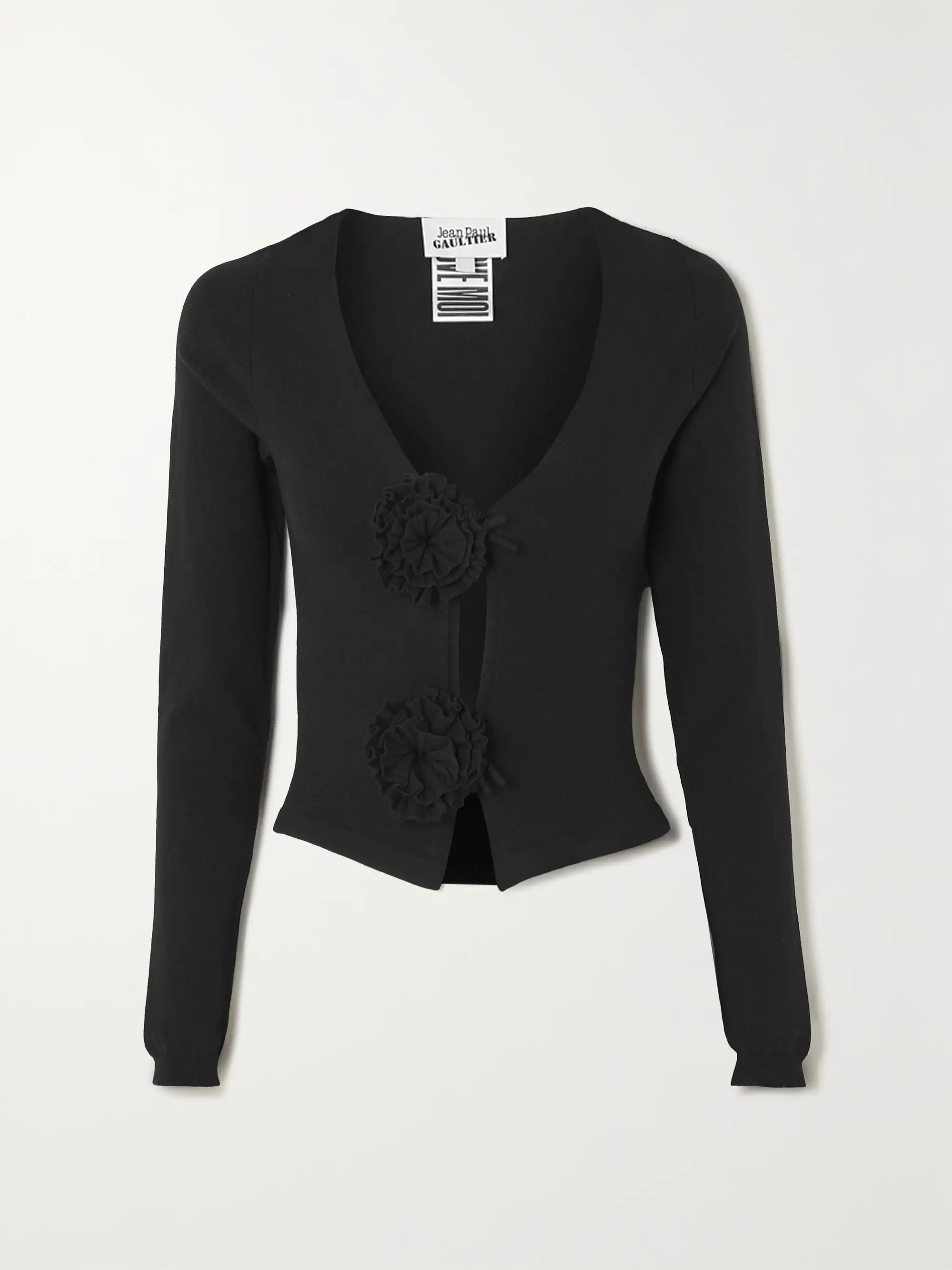 Embellished stretch-knit cardigan | NET-A-PORTER (UK & EU)