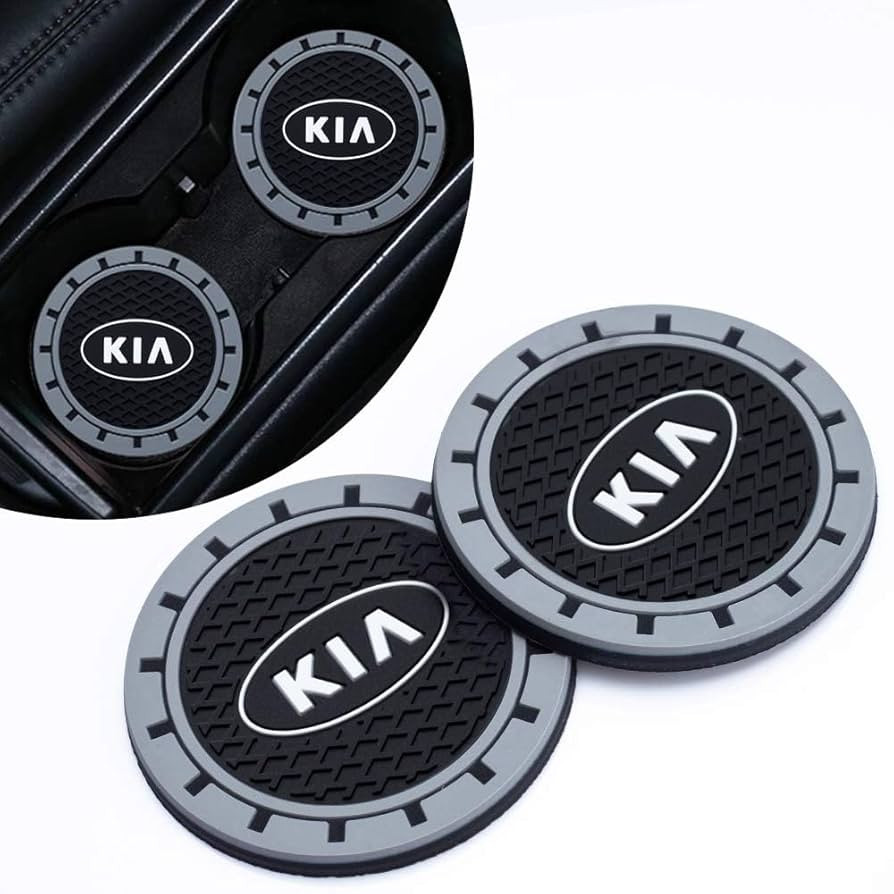 for Kia Car Cup Holder Coaster, 2PCS Auto Cup Holder Insert Coaster Compatible with Kia Ceed Cera... | Amazon (US)