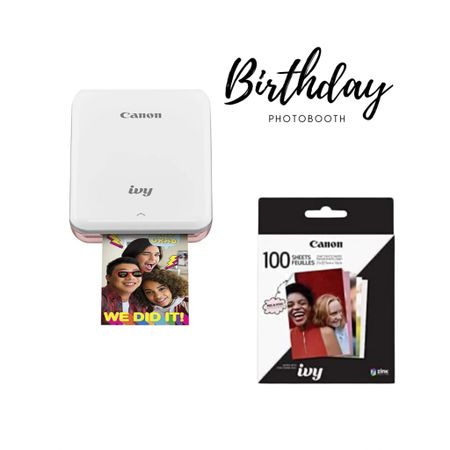 For our daughters birthday this year we are doing a Photo Booth using anyone’s phone and a portable printer! 
The ink is in the printer paper AND the back of the paper is sticky! Perfect for keepsake books. 

Amazon finds 
Birthday party ideas 
Photobooth 
Party ideas 
Gift ideas 
Easter gift 
Easter basket 

#LTKkids #LTKFestival #LTKFind