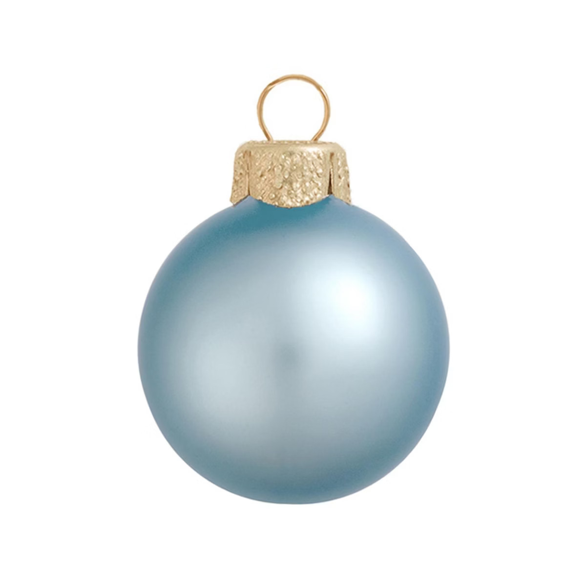 Northlight 12ct Sky Blue Matte Glass Christmas Ball Ornaments 2.75" (70mm) | Target