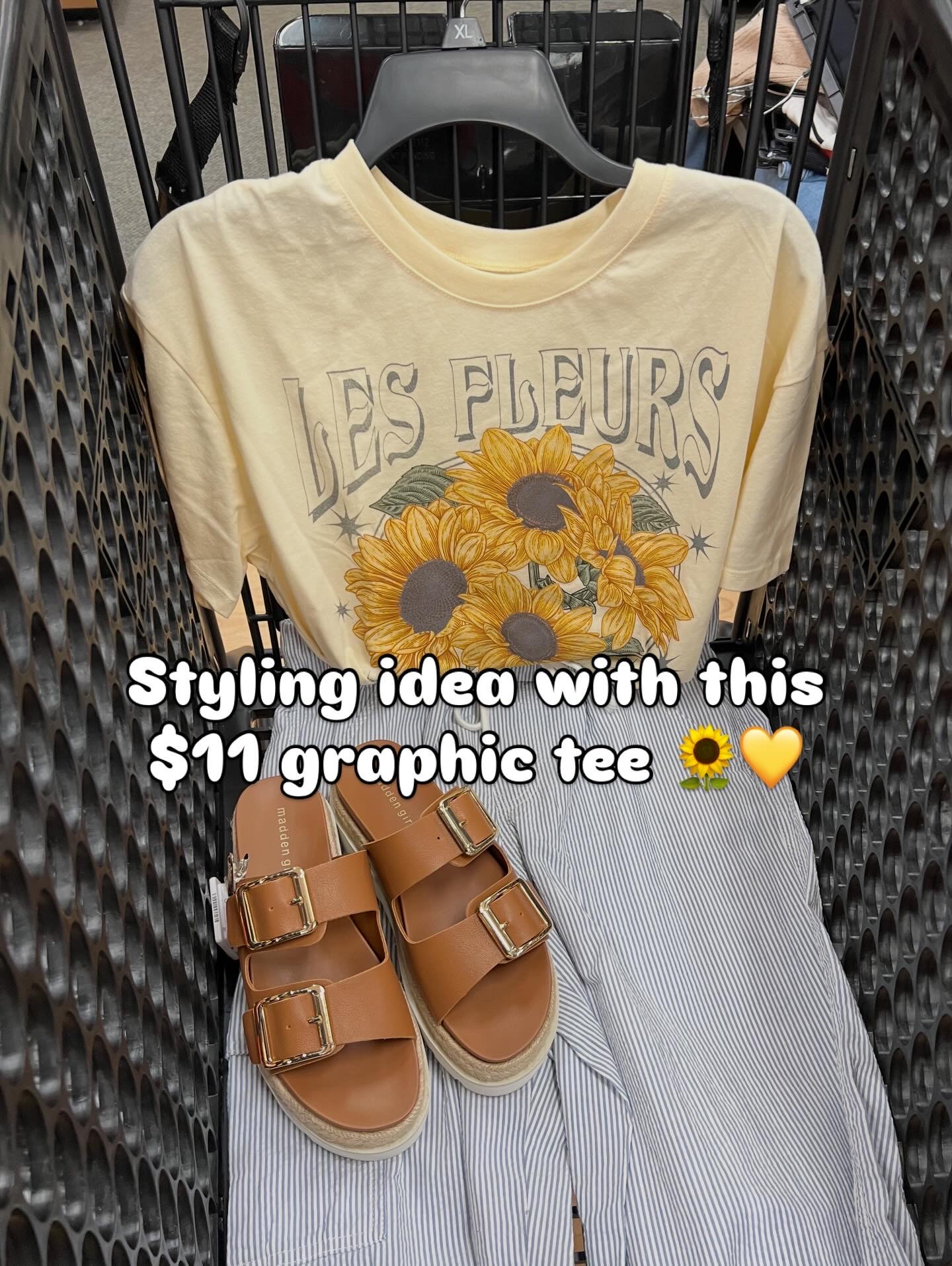 Save this for spring! Graphic tee and seersucker pants at Kohls. #outfitidea 