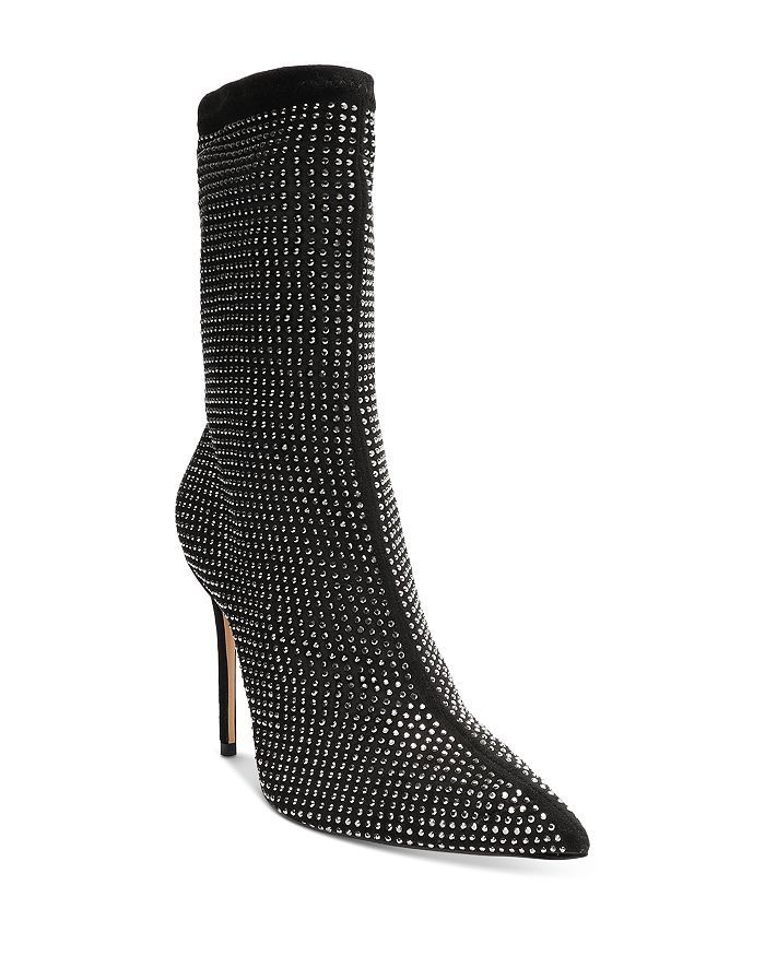 Sybil Studded Point Toe High Heel Booties | Bloomingdale's (US)