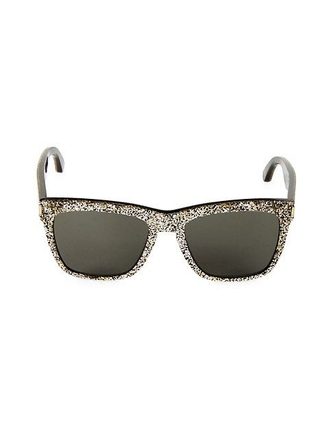 55MM Glitter Square Sunglasses | Saks Fifth Avenue OFF 5TH